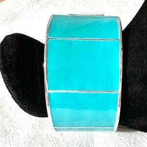 Turquoise and Silver Women's Bracelet